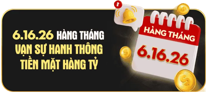 Thưởng nạp lại hàng ngày vin777vip